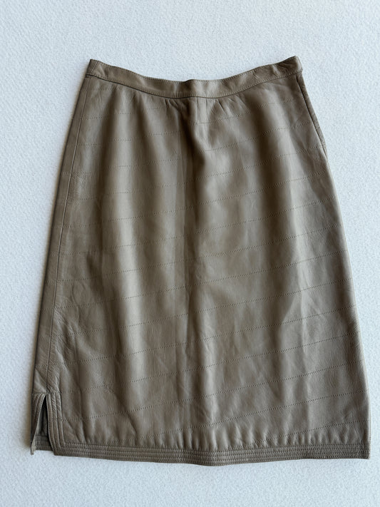 Gonna vintage in pelle tg S/M