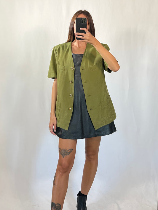 Blazer vintage Marella verde militare tg 46