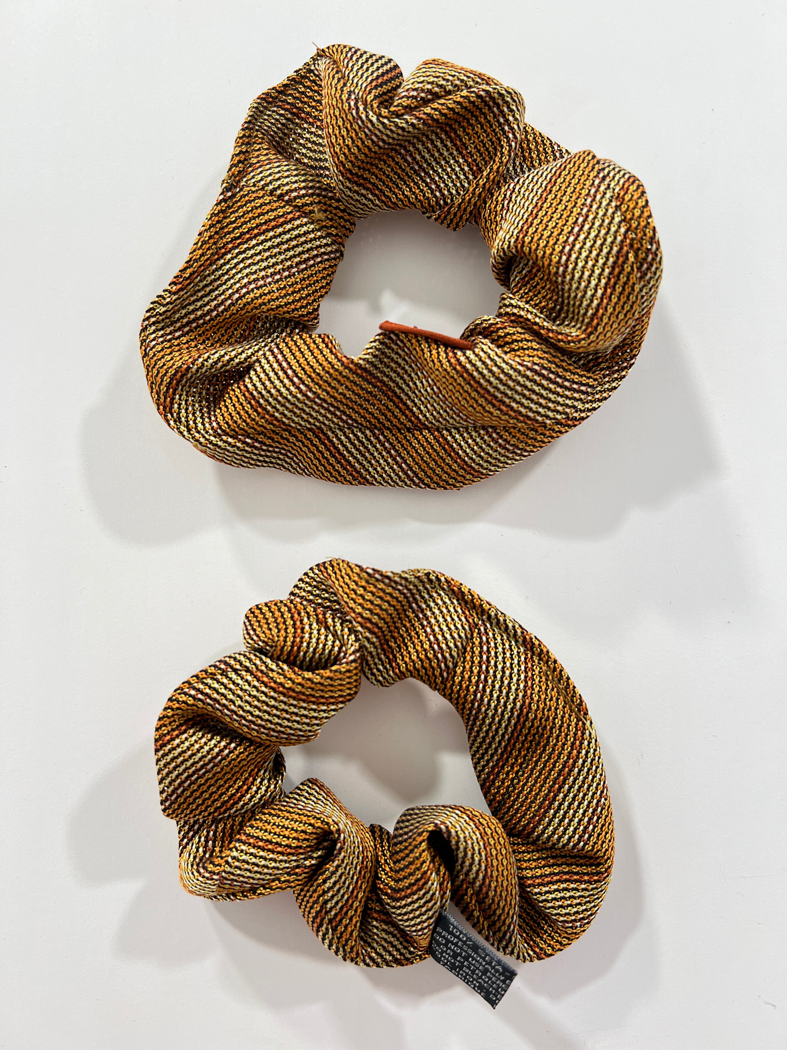 Coppia di Scrunchies vintage Missoni rework