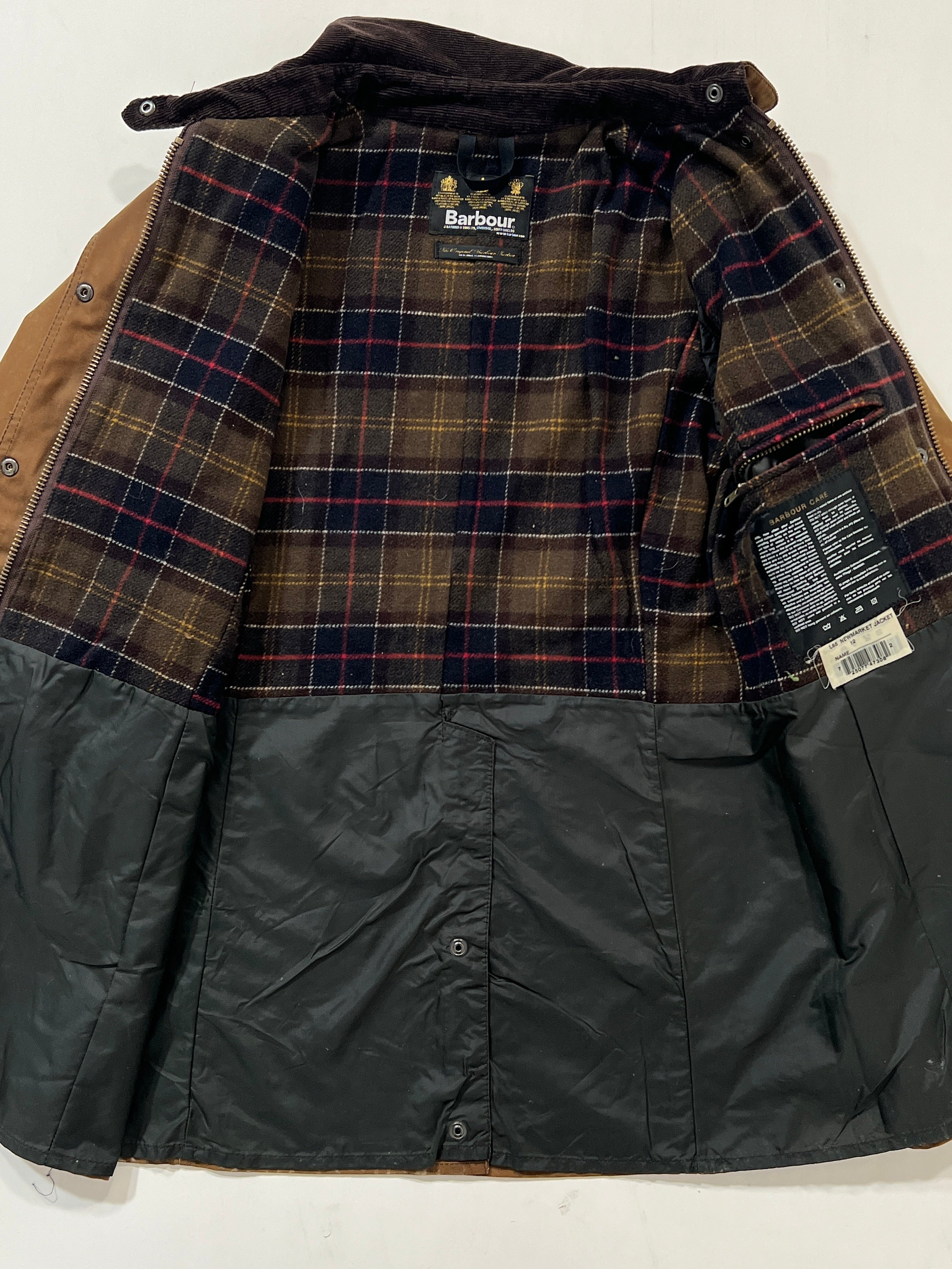 Giacca vintage Barbour nocciola tg M