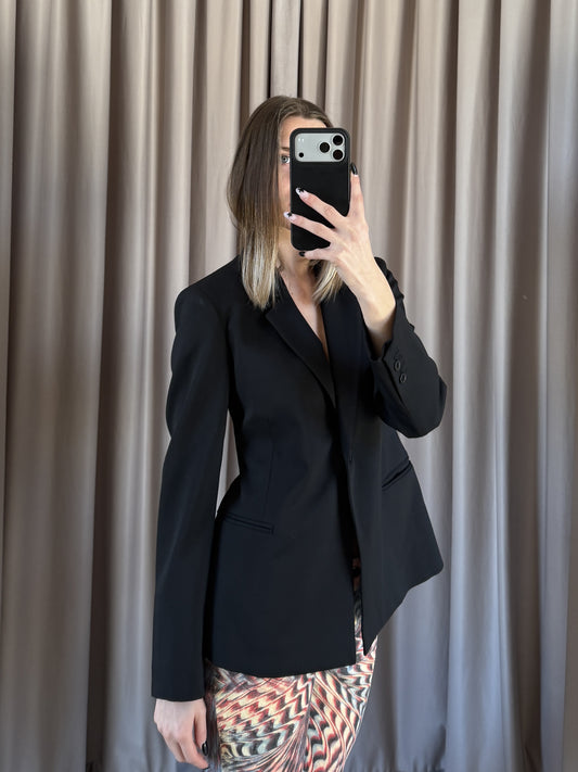 Blazer vintage S. Ferragamo nero tg 40
