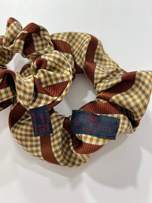 Coppia di Scrunchies vintage Etro rework