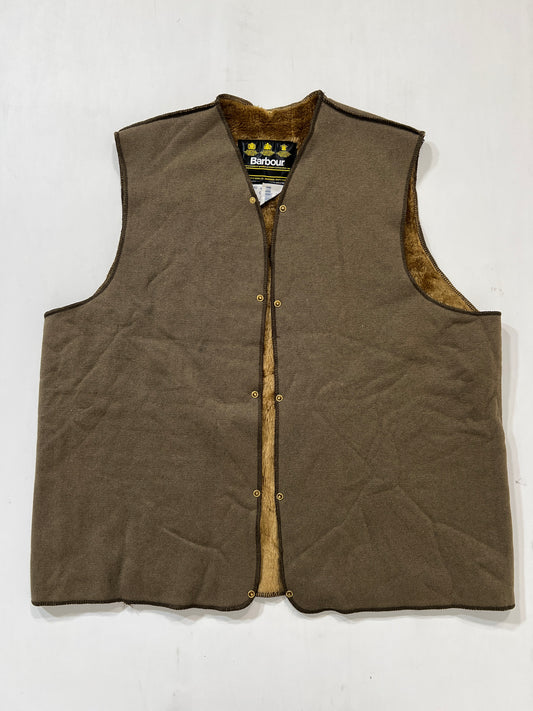 Interno vintage Barbour in pile tg C48