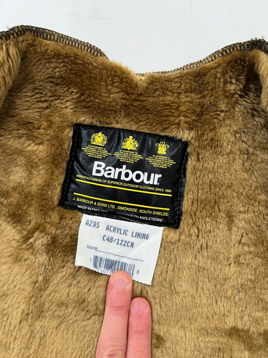 Interno vintage Barbour in pile tg C48