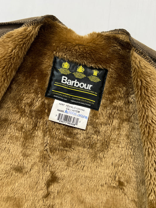 Interno vintage Barbour in pile tg C42