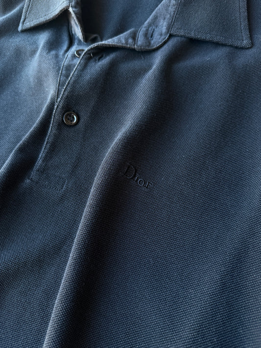 Polo vintage Christian Dior nero tg 46