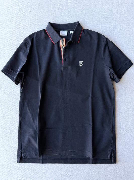 Polo vintage Burberry blu tg L