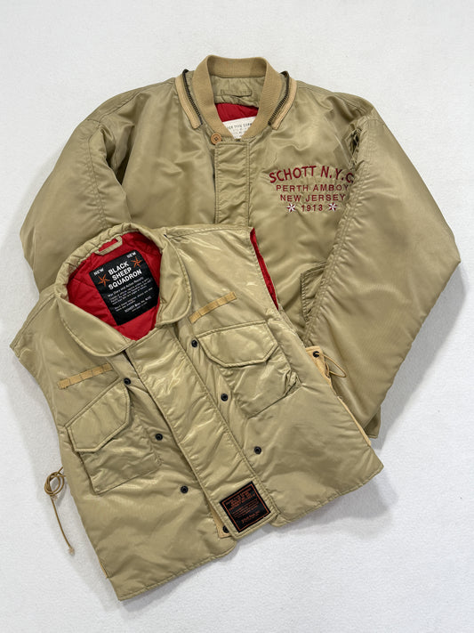 Giacca vintage Schott NYC New Jersey tg L