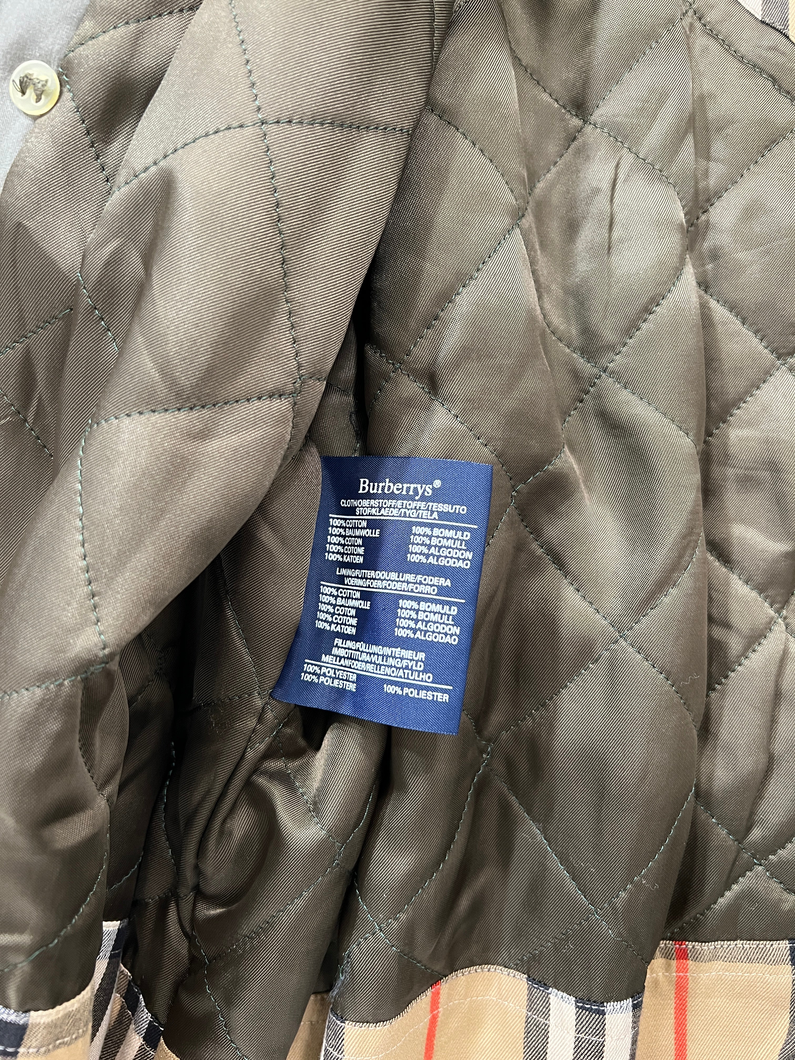 Trench vintage Burberry doppiopetto tg XL