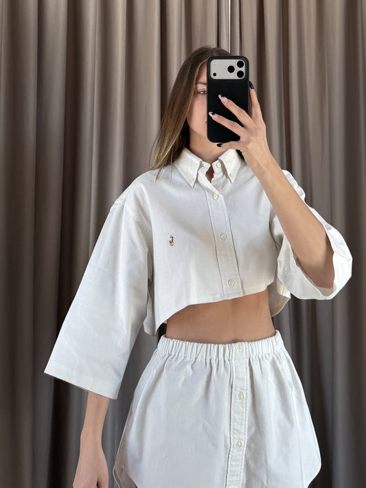 Coordinato vintage Ralph Lauren bianco tg U