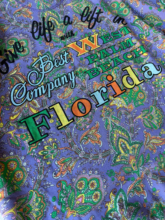 T-shirt vintage Best Company Florida tg M