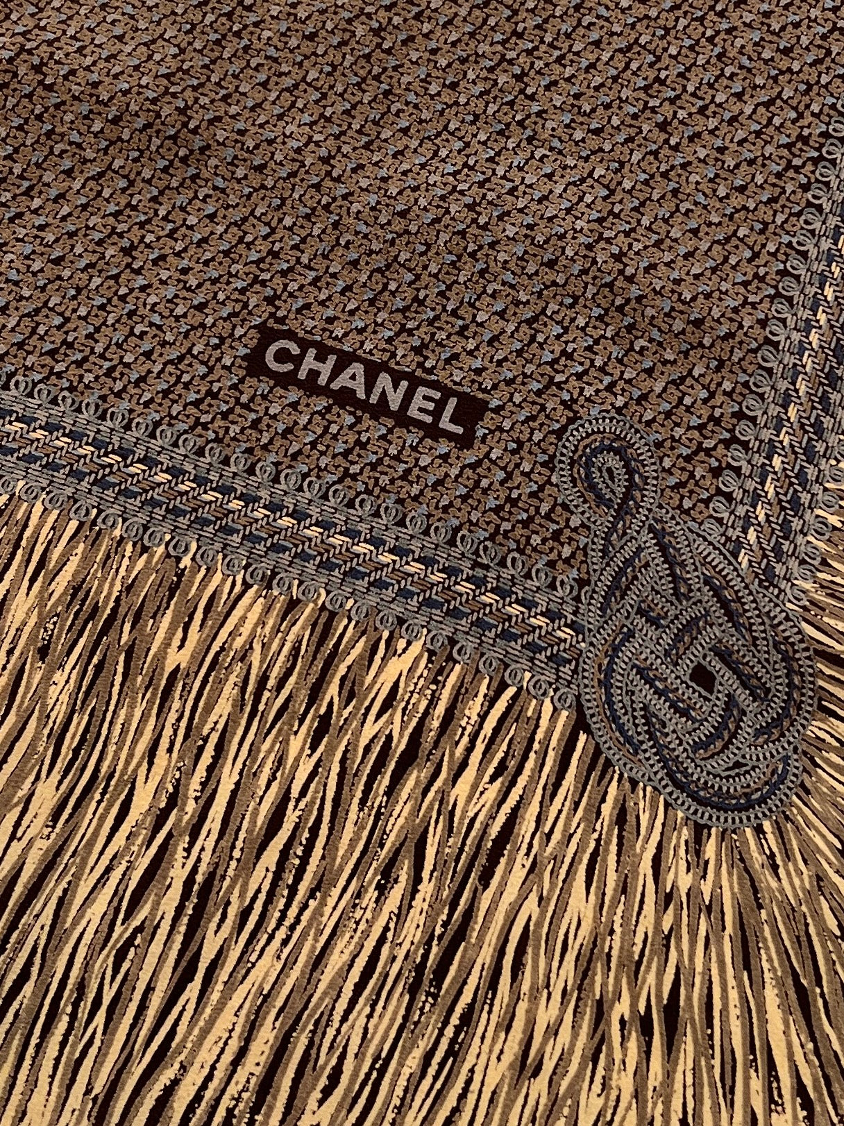 Foulard vintage Chanel in seta