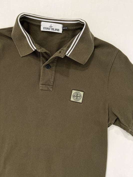 Polo vintage Stone Island verde tg S