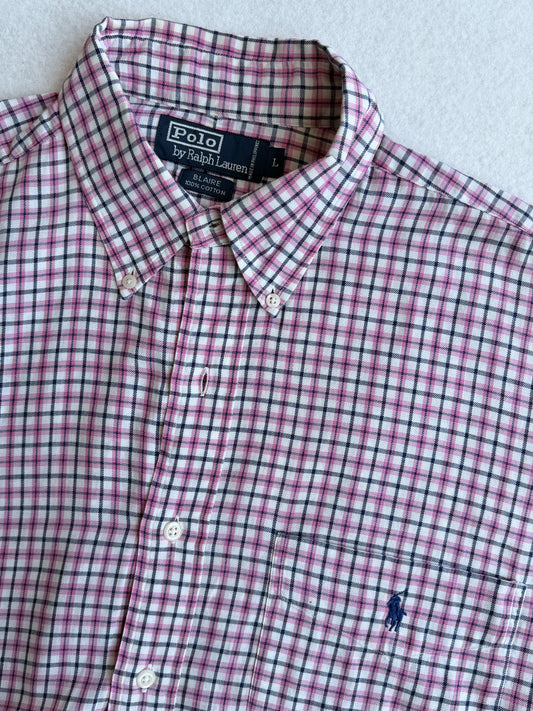 Coordinato vintage Ralph Lauren quadri rosa tg U