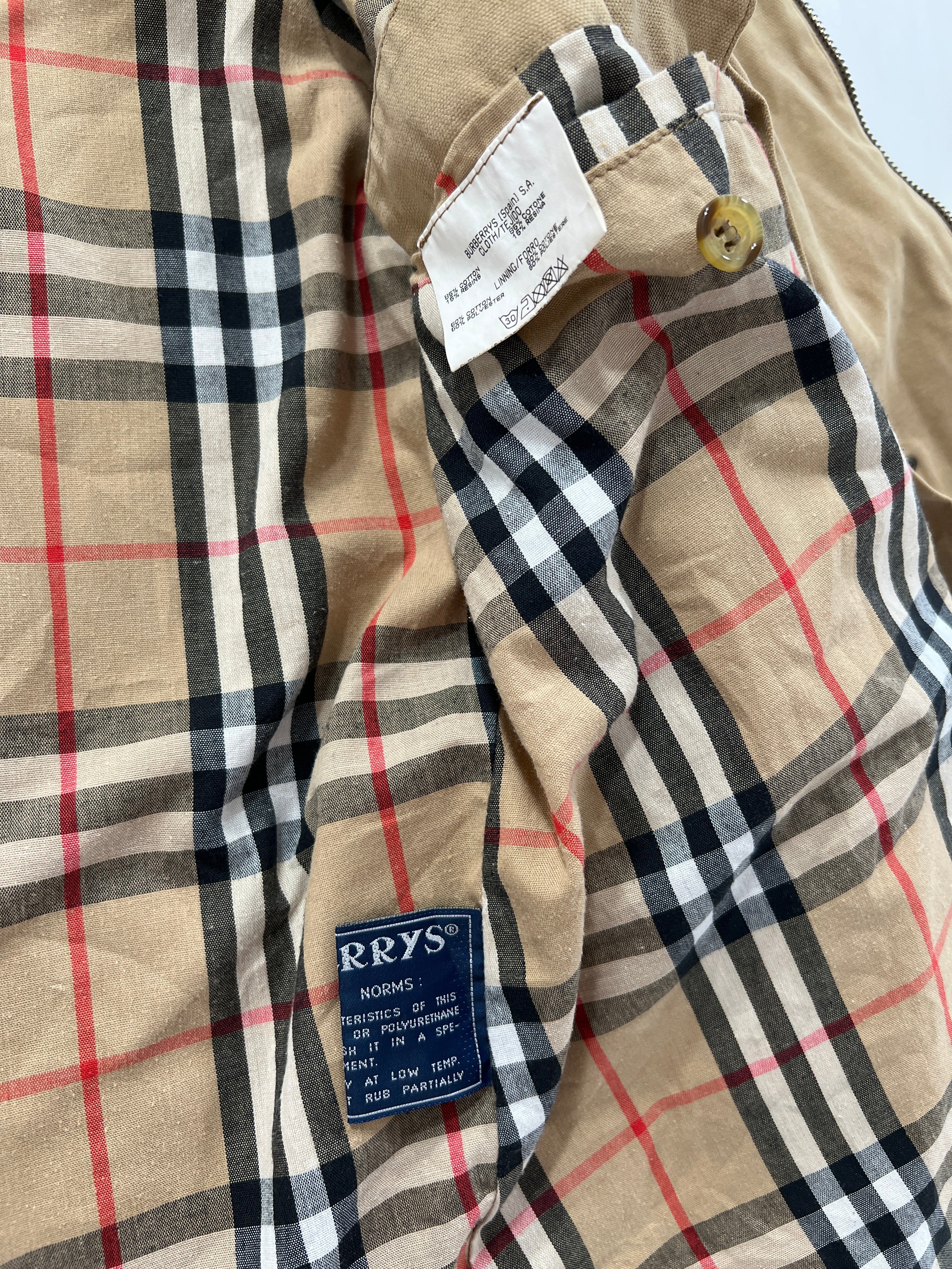 Giacca vintage Burberry con interno tg XL