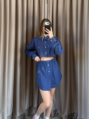 Coordinato vintage Ralph Lauren blu tg U