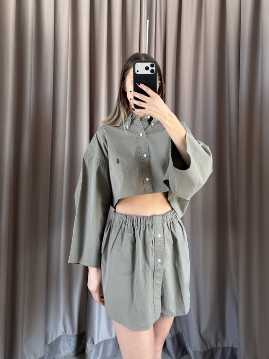 Coordinato vintage Ralph Lauren verdone tg U