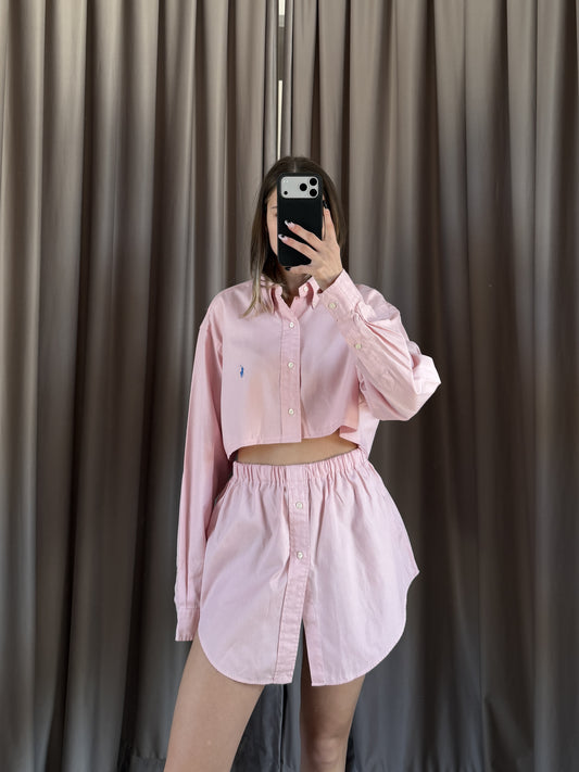 Coordinato vintage Ralph Lauren rosa tg U