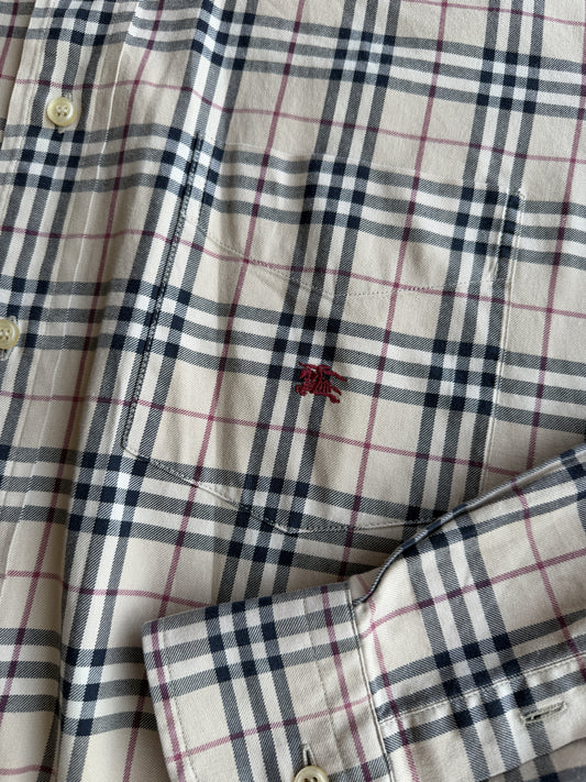 Camicia vintage Burberry tartan tg S/M