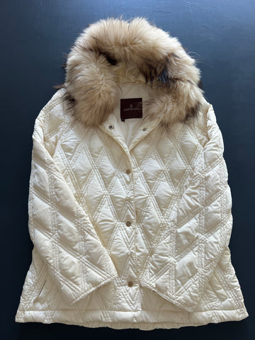 Giacca vintage Moncler con cappuccio tg S