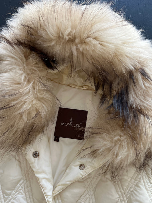 Giacca vintage Moncler con cappuccio tg S