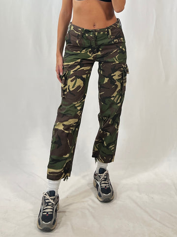 Pantalone vintage militare cargo tg S