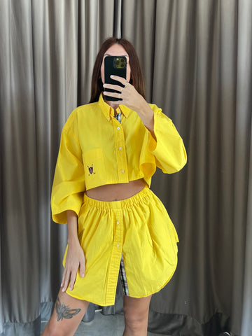 Coordinato vintage Ralph Lauren giallo tg U