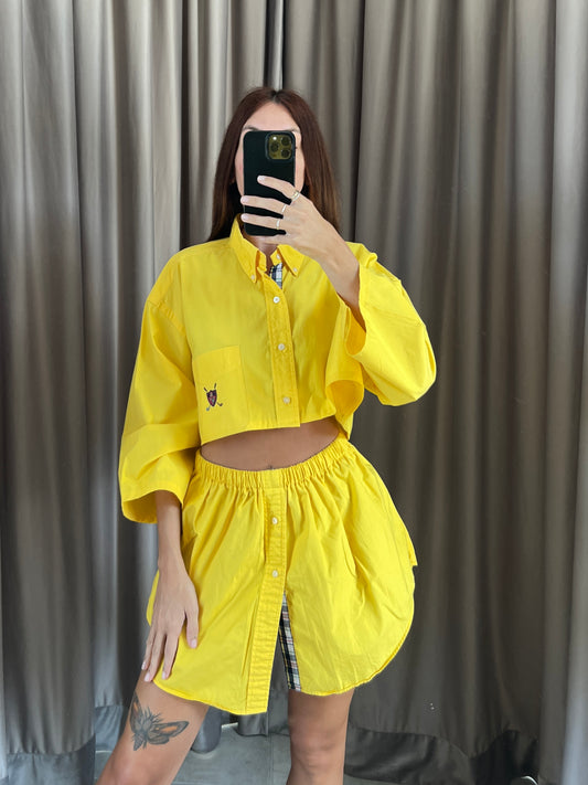 Coordinato vintage Ralph Lauren giallo tg U