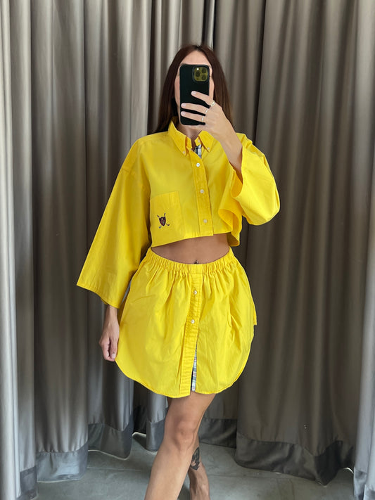 Coordinato vintage Ralph Lauren giallo tg U