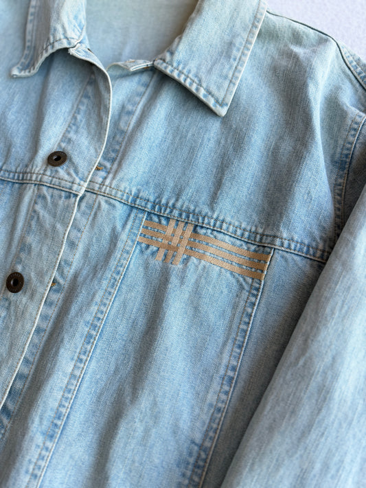 Giacca vintage Burberry denim tg L