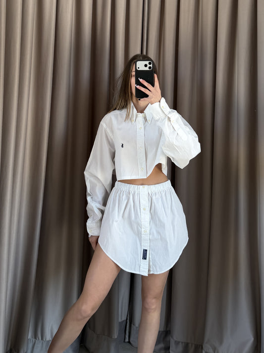Coordinato vintage Ralph Lauren bianco tg U