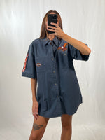 Carica l&#39;immagine nel visualizzatore di Gallery, Harley-Davidson vintage shirt blue tg XL
