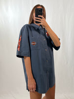 Carica l&#39;immagine nel visualizzatore di Gallery, Harley-Davidson vintage shirt blue tg XL
