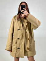 Carica l&#39;immagine nel visualizzatore di Gallery, Giacca vintage Burberry con interno tg XL
