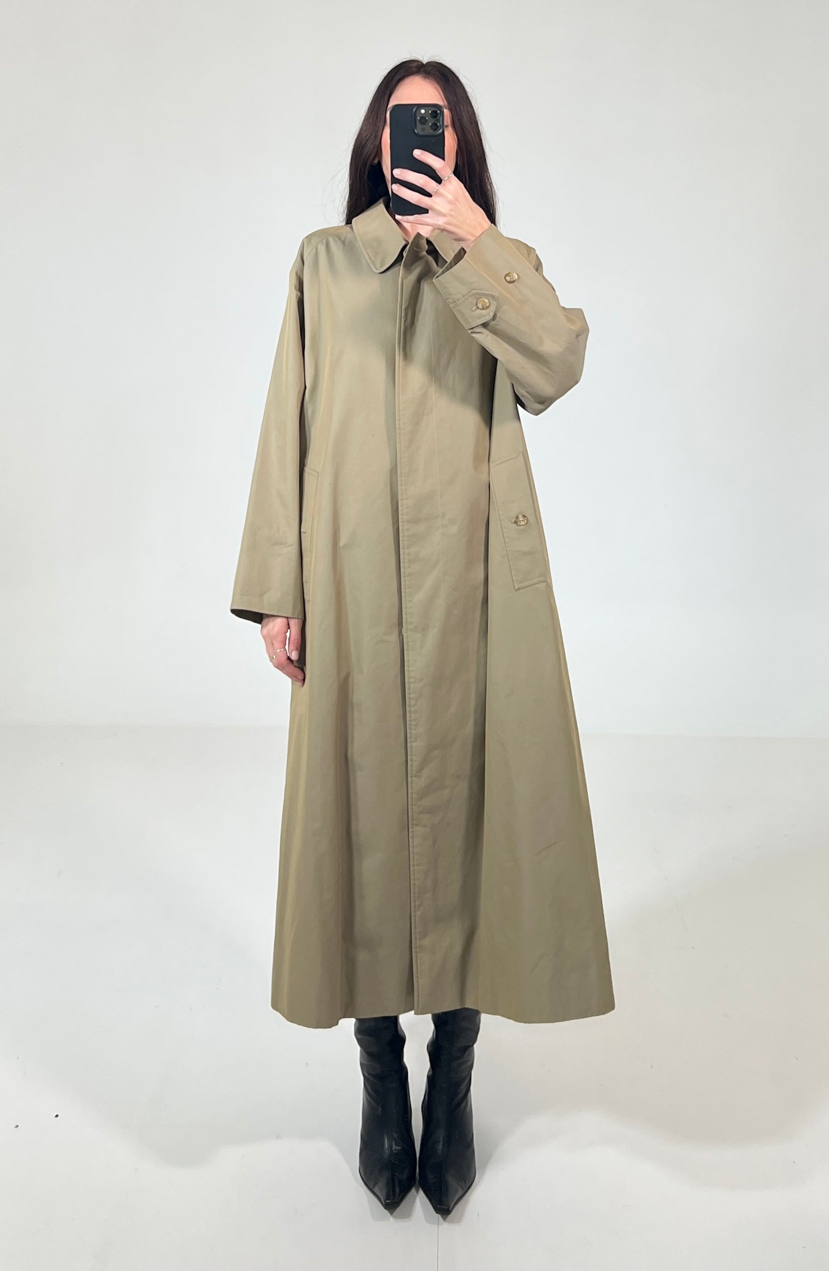 Trench vintage Burberry con cinta tg L