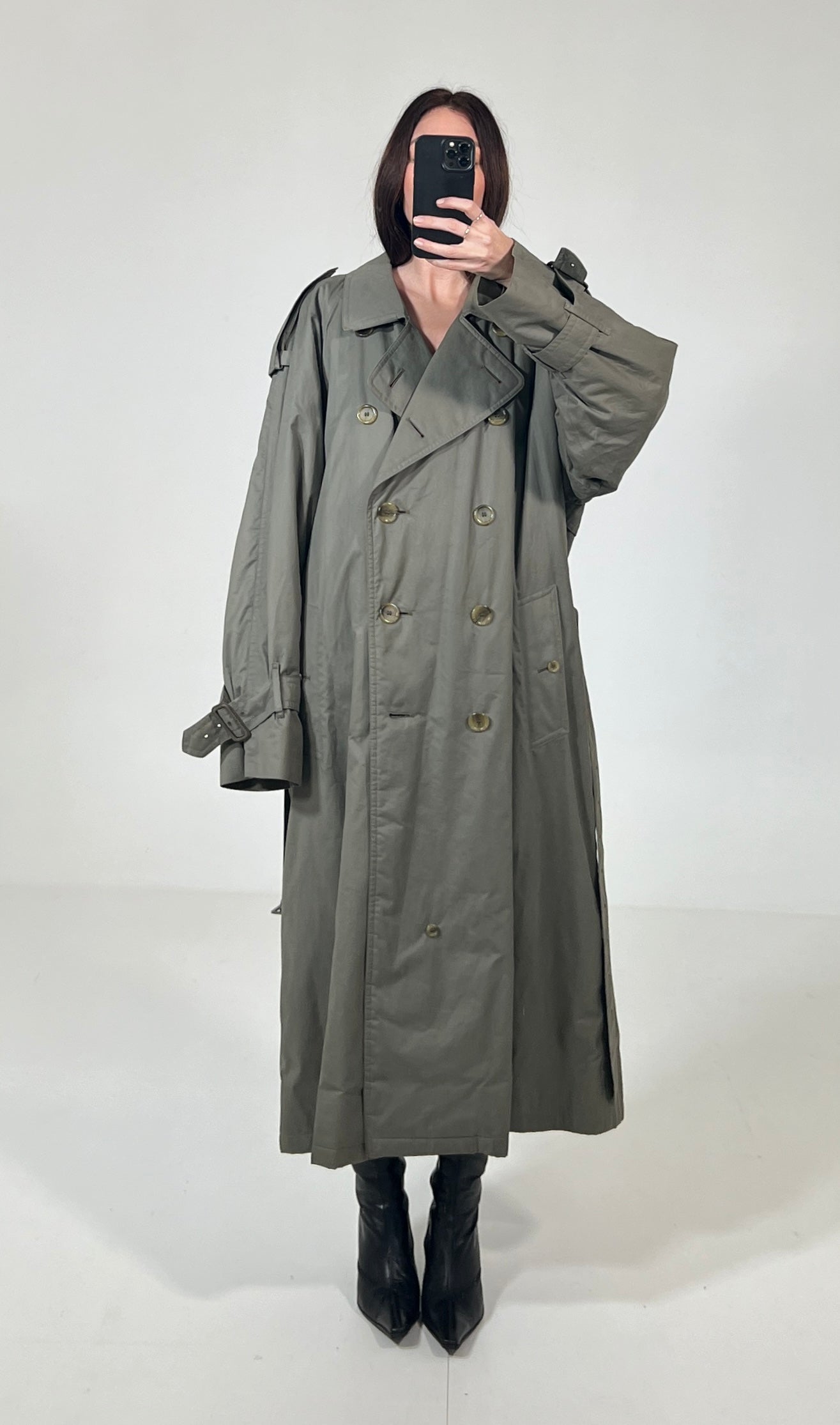 Trench vintage Burberry doppiopetto tg XL