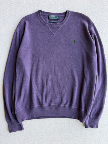 Maglia vintage Ralph Lauren cotone viola tg XL