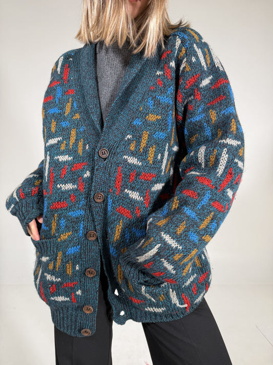 Cardigan vintage Missoni lana tg XL