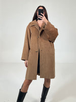 Carica l&#39;immagine nel visualizzatore di Gallery, Cappotto vintage Max Mara cammello tg M
