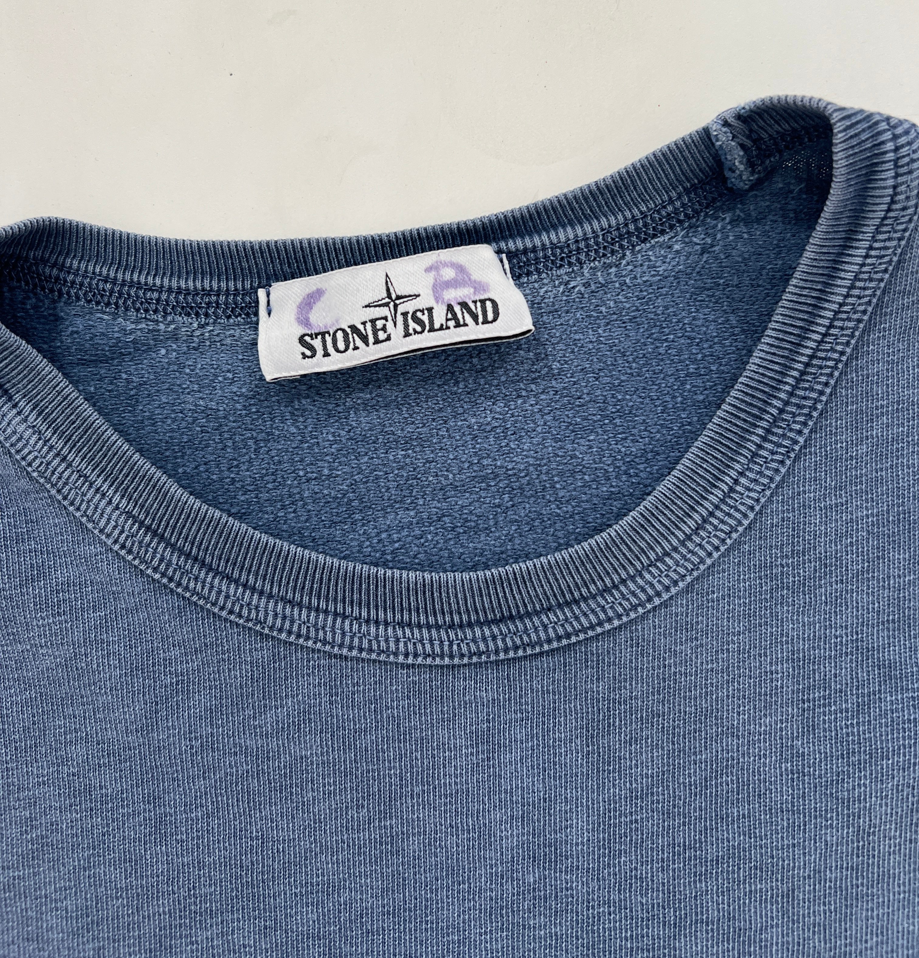 Maglia vintage Stone Island celeste tg L