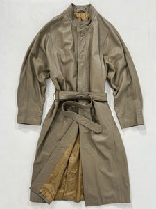 Trench vintage YSL in pelle tg M/L