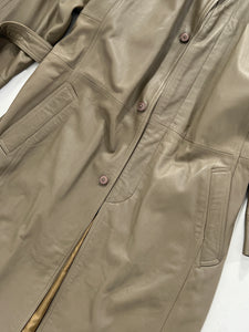 Trench vintage YSL in pelle tg M/L