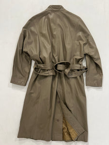 Trench vintage YSL in pelle tg M/L