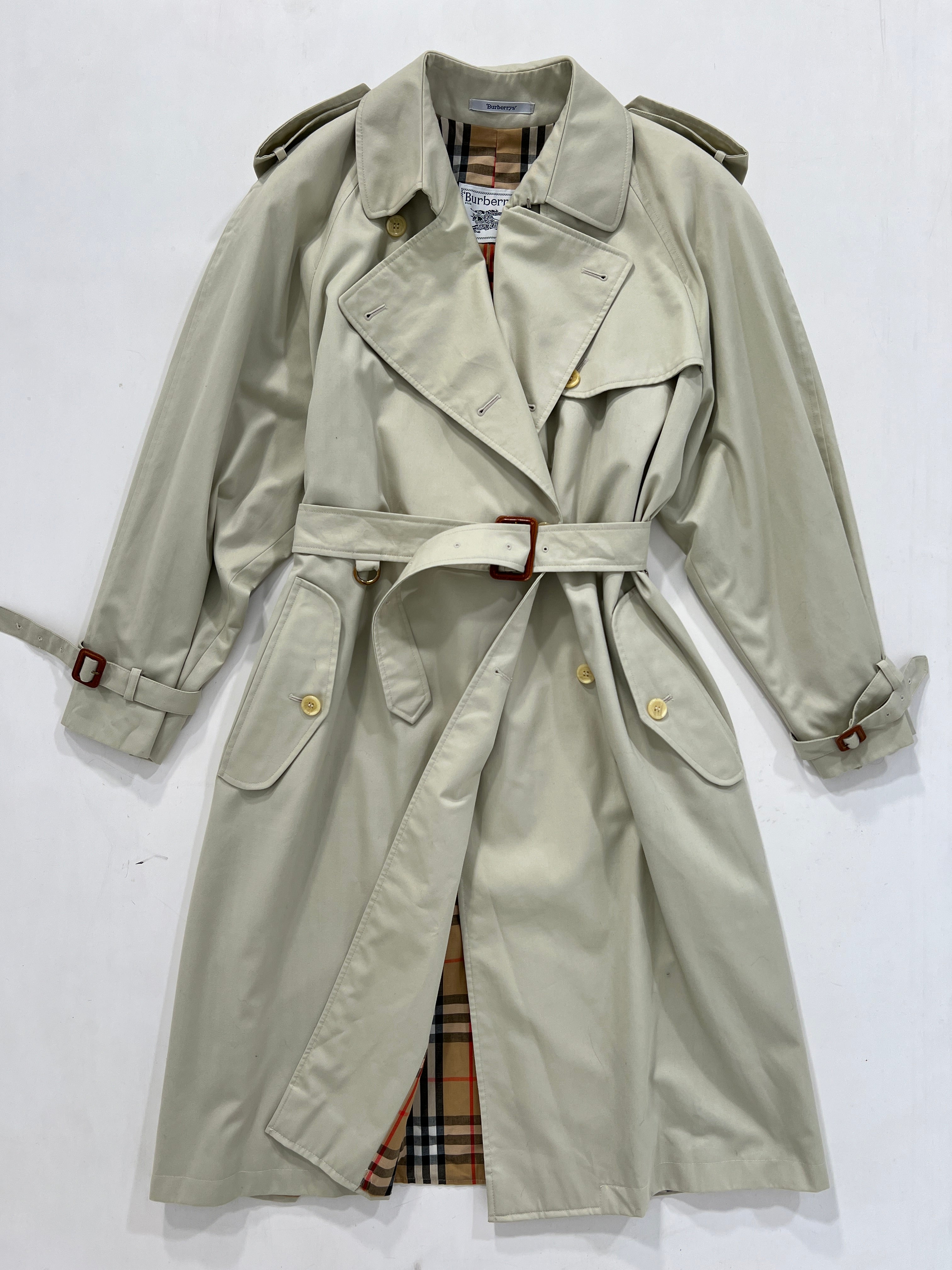 Trench vintage Burberry doppiopetto tg S/M