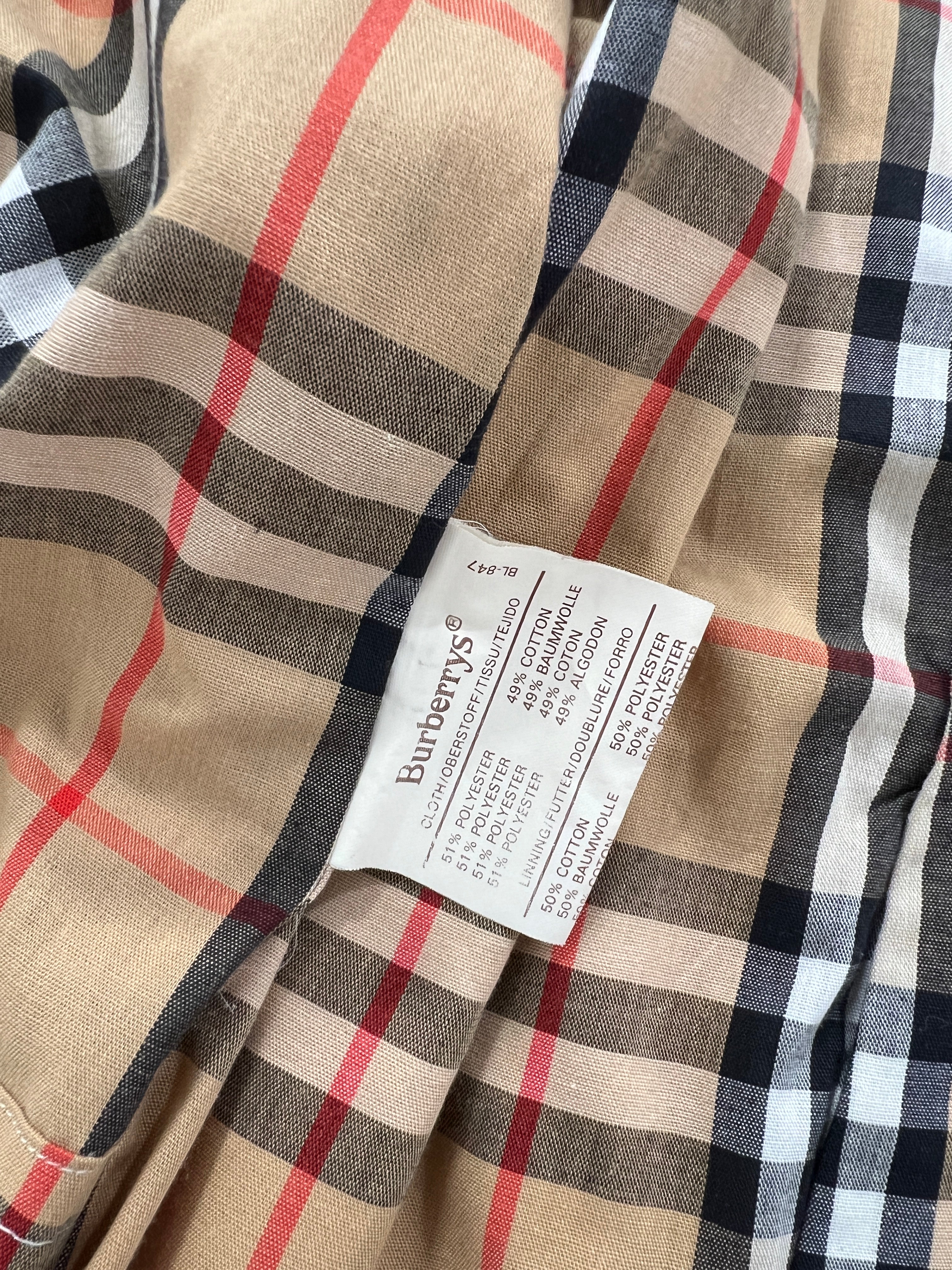 Trench vintage Burberry doppiopetto tg S/M