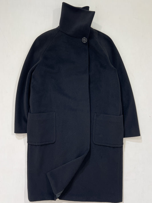 Cappotto vintage Max Mara nero lana/cashmere tg 42