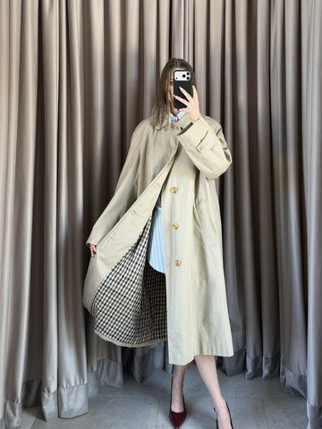 Trench vintage Aquascutum biscotto tg M