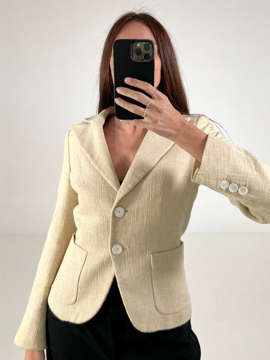 Blazer vintage Max Mara lino tg S