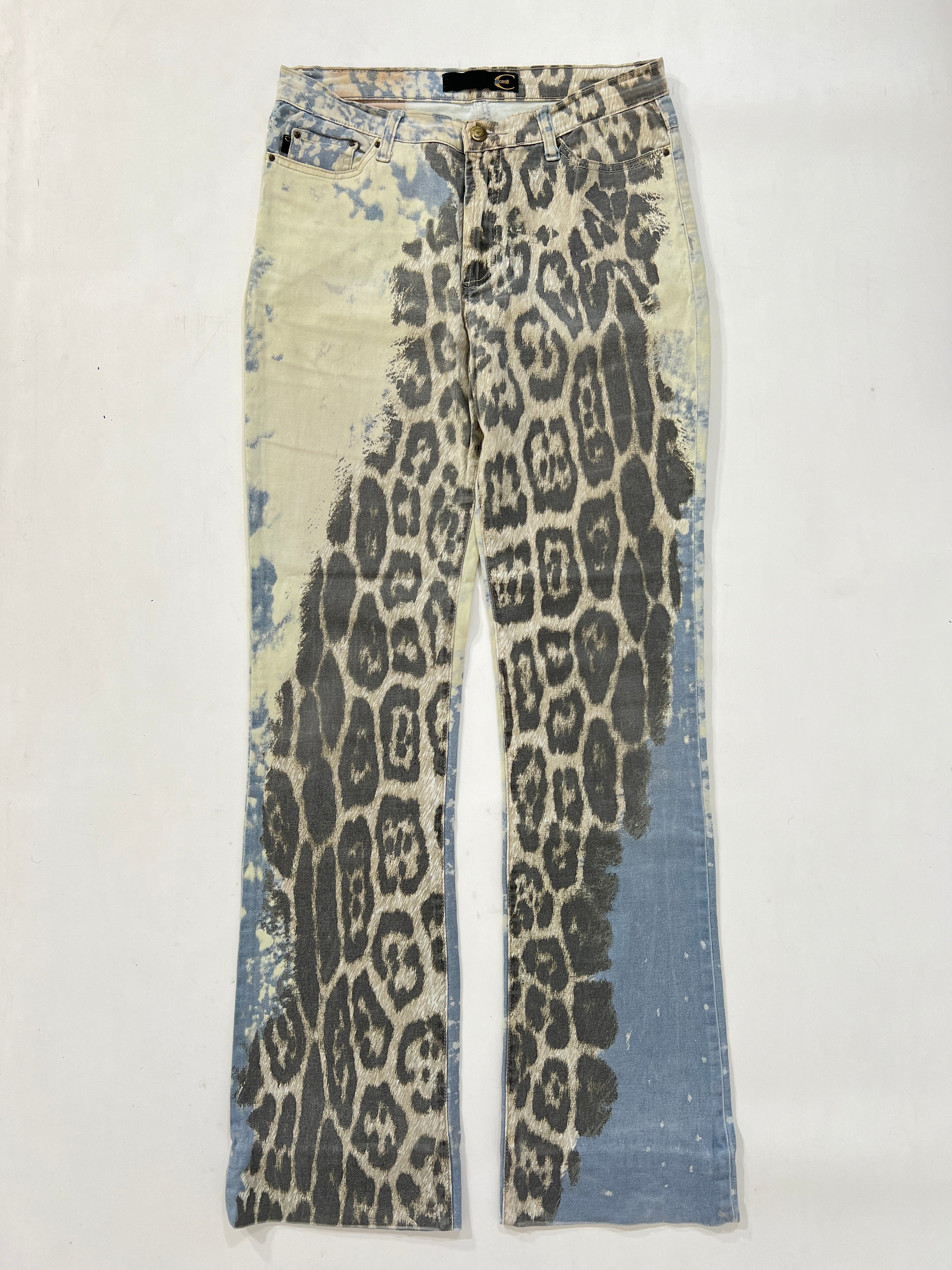 Jeans vintage Cavalli leopardo tg 46