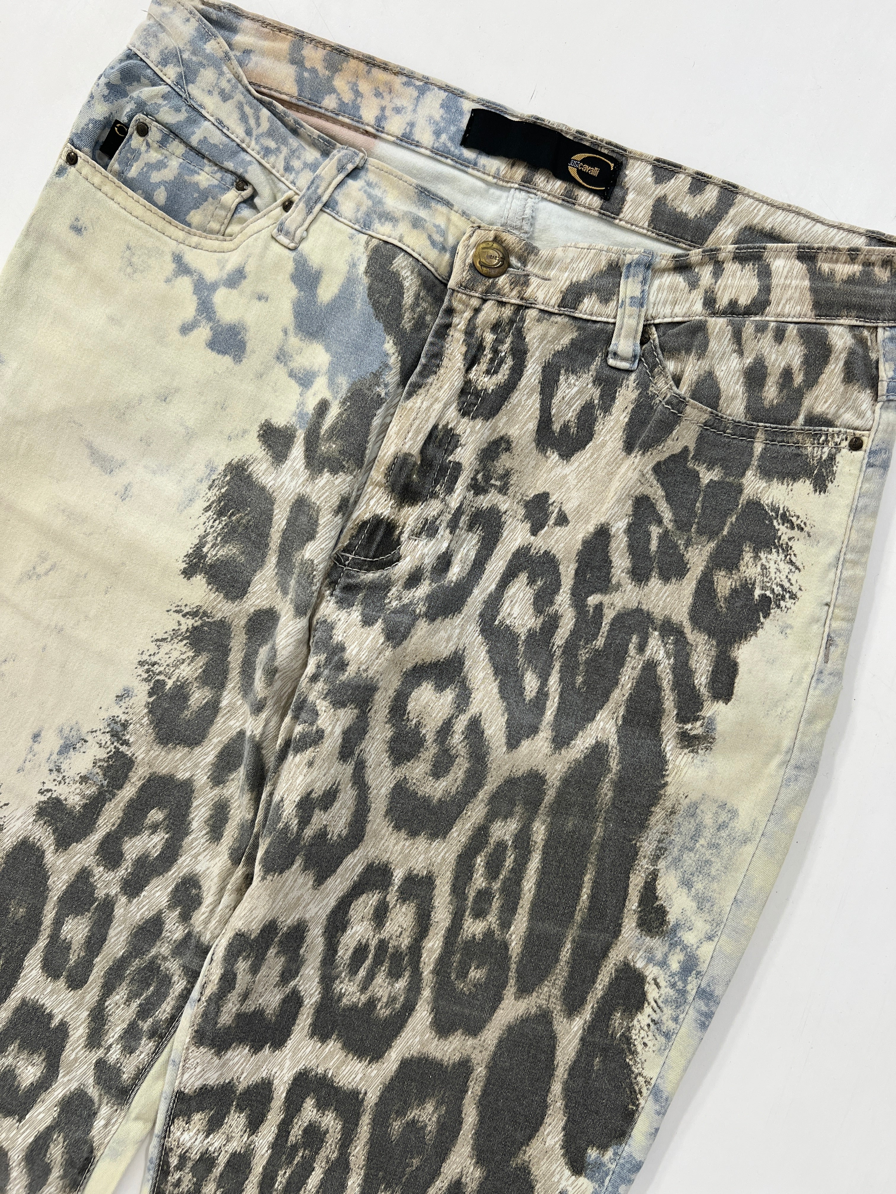 Jeans vintage Cavalli leopardo tg 46